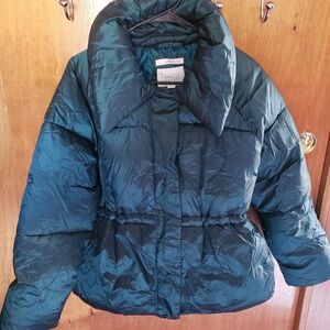 a new day Teal Puffer Coat